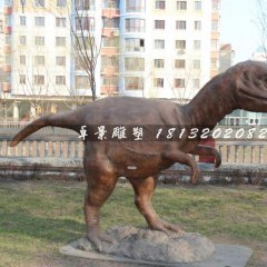 玻璃鋼恐龍雕塑，玻璃鋼公園動物雕塑