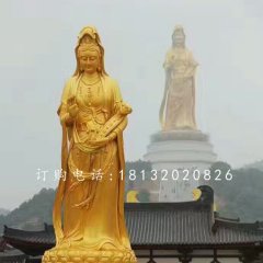 觀音菩薩銅雕，大型佛像雕塑