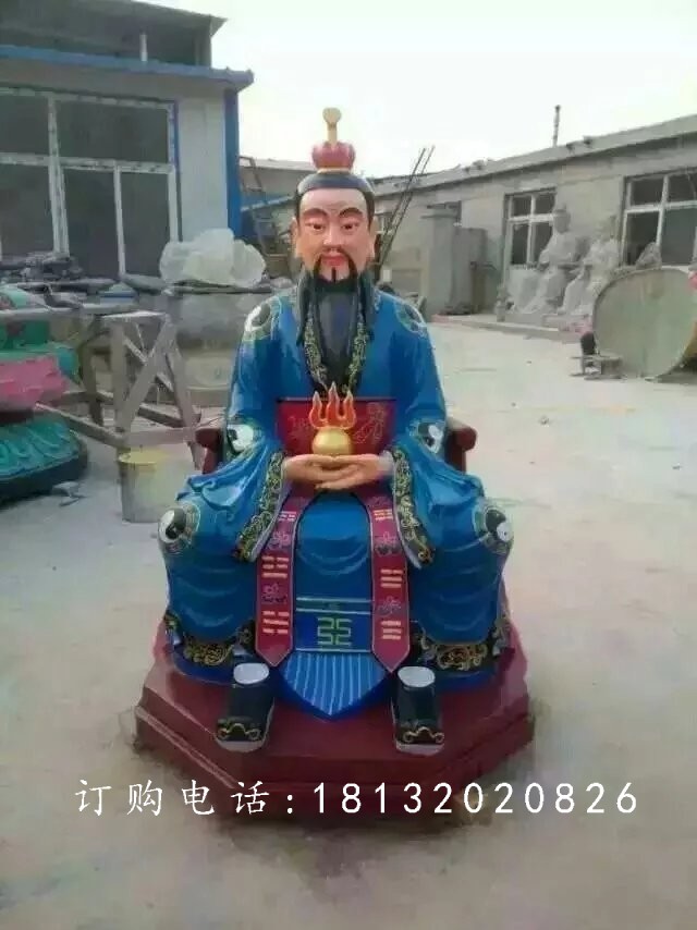 玻璃鋼鎮(zhèn)元子雕塑，神仙玻璃鋼雕塑