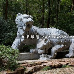 母子虎石雕，公園動(dòng)物石雕