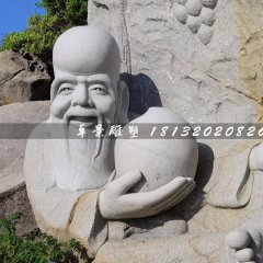 老壽星石雕，大理石神仙雕塑