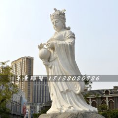 媽祖石雕，漢白玉神仙石雕