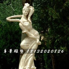 古代美女石雕，公園人物石雕