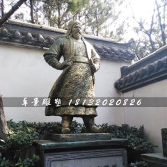 成吉思汗銅雕，古代人物銅雕