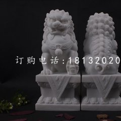 漢白玉北京獅，石獅子