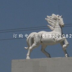 玻璃鋼馬雕塑，廣場動物雕塑