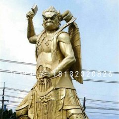 雷神銅雕，廣場(chǎng)神仙銅雕