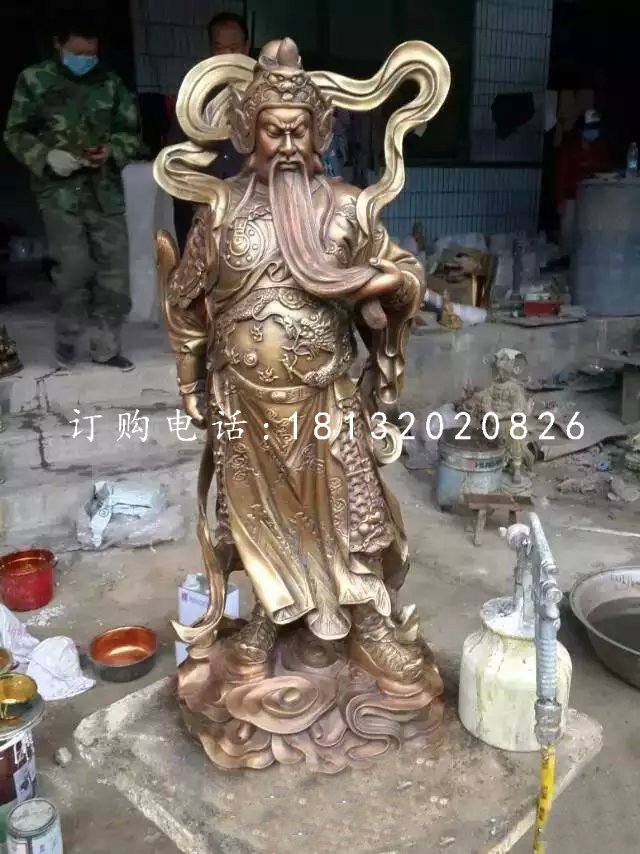 關(guān)羽銅雕，銅雕關(guān)公，武財(cái)神銅雕