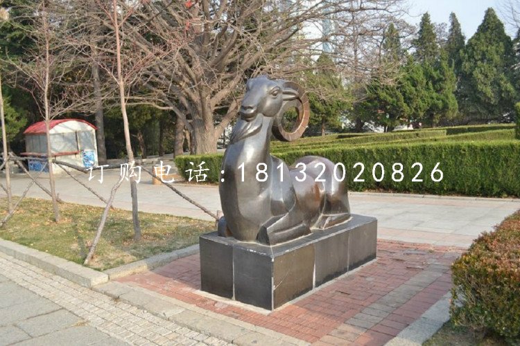 十二生肖動(dòng)物銅雕  公園景觀銅雕 (2)