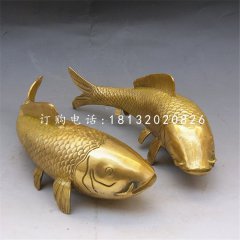 鯉魚銅雕，銅雕動(dòng)物