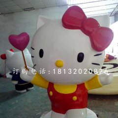 hellokitty雕塑  玻璃鋼卡通動(dòng)物雕塑