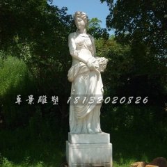 漢白玉美女雕塑，西方美女石雕